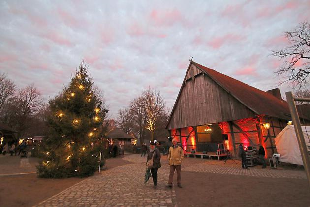 Bild des Weihnachtsmarktes am Mühlenhof.