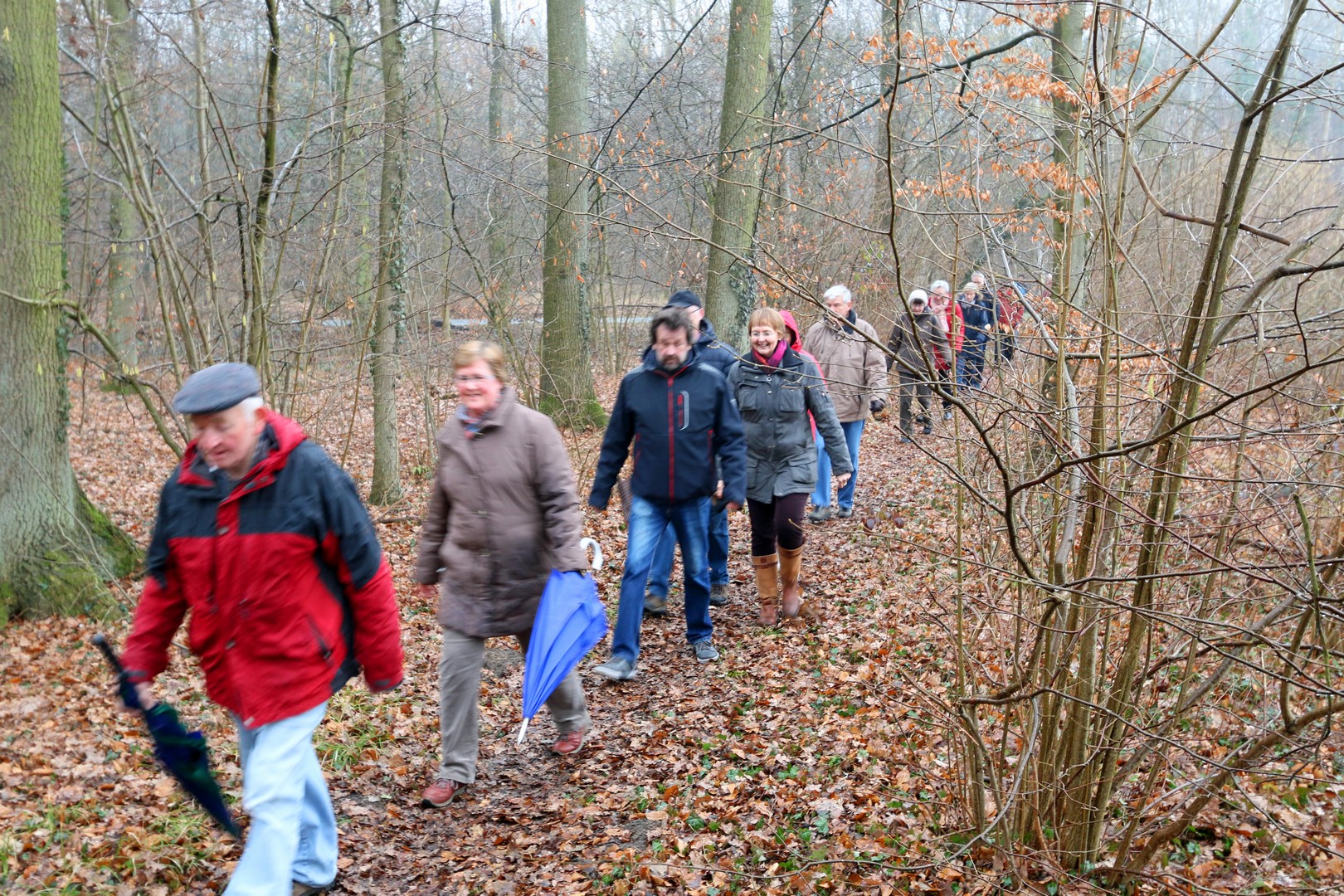 Bild  der Winterwanderung des Heimatvereins Rinkerode