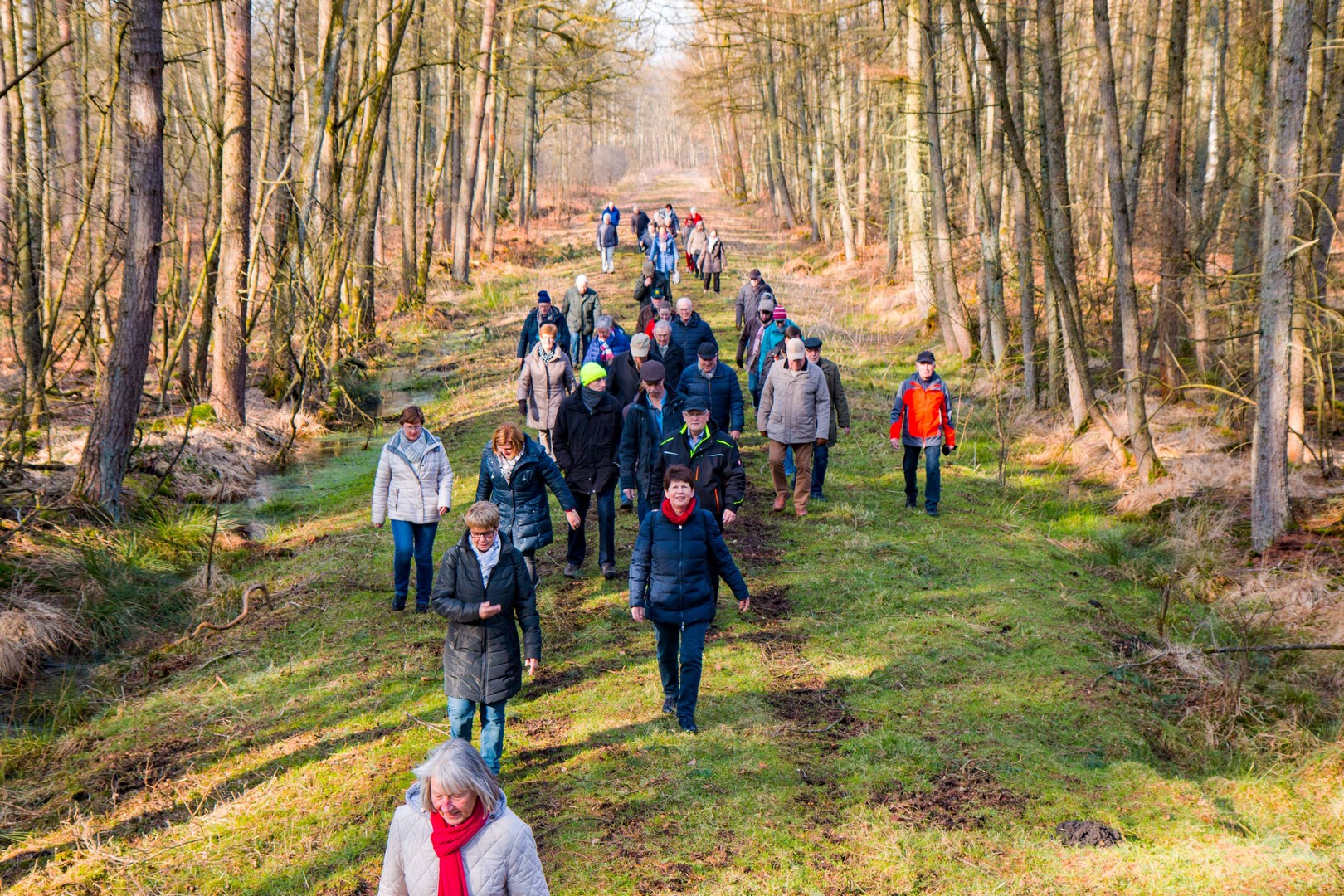 Bild  der Winterwanderung des Heimatvereins Rinkerode