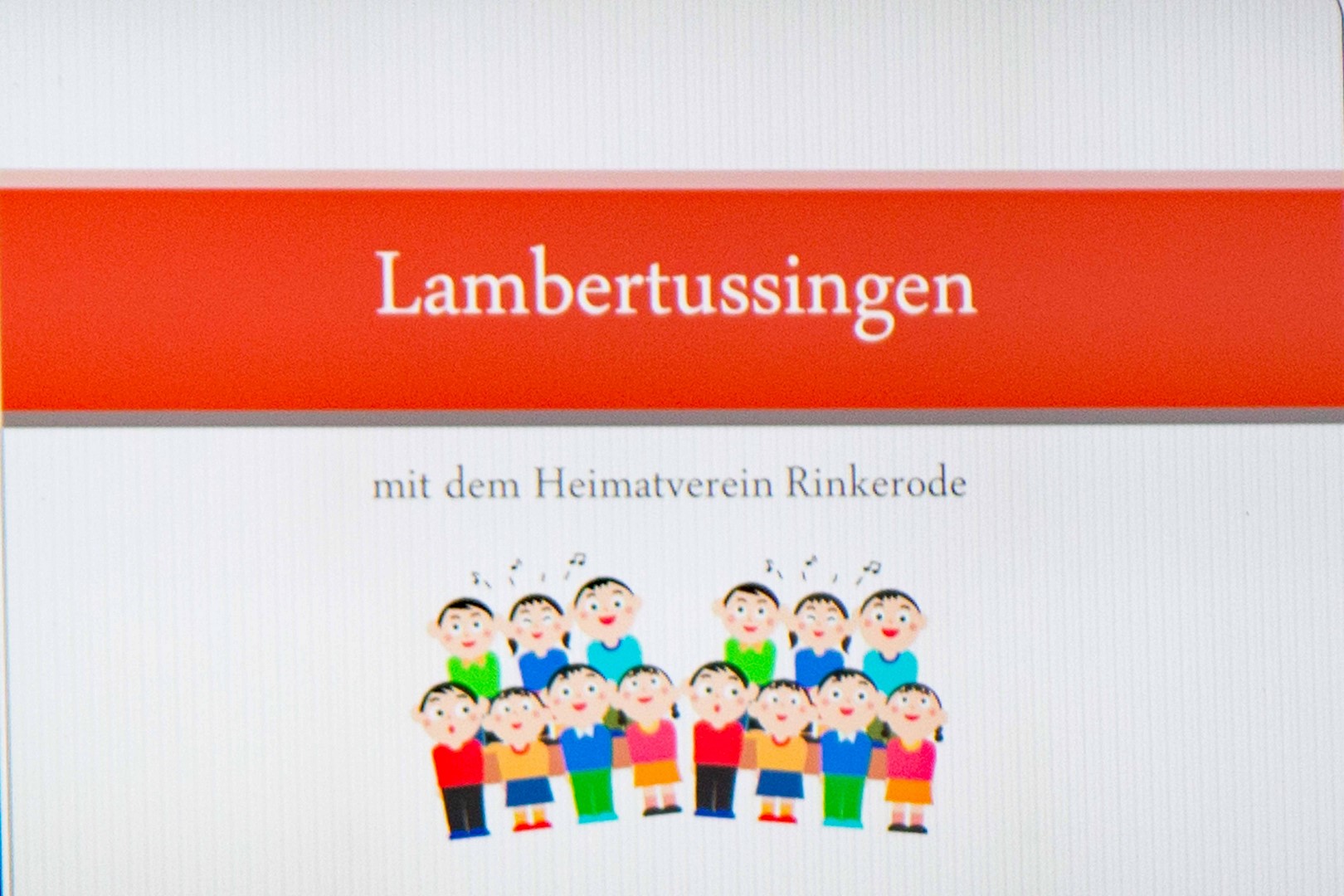 Bild  zum Lambertus-Spiel des Heimatvereins Rinkerode