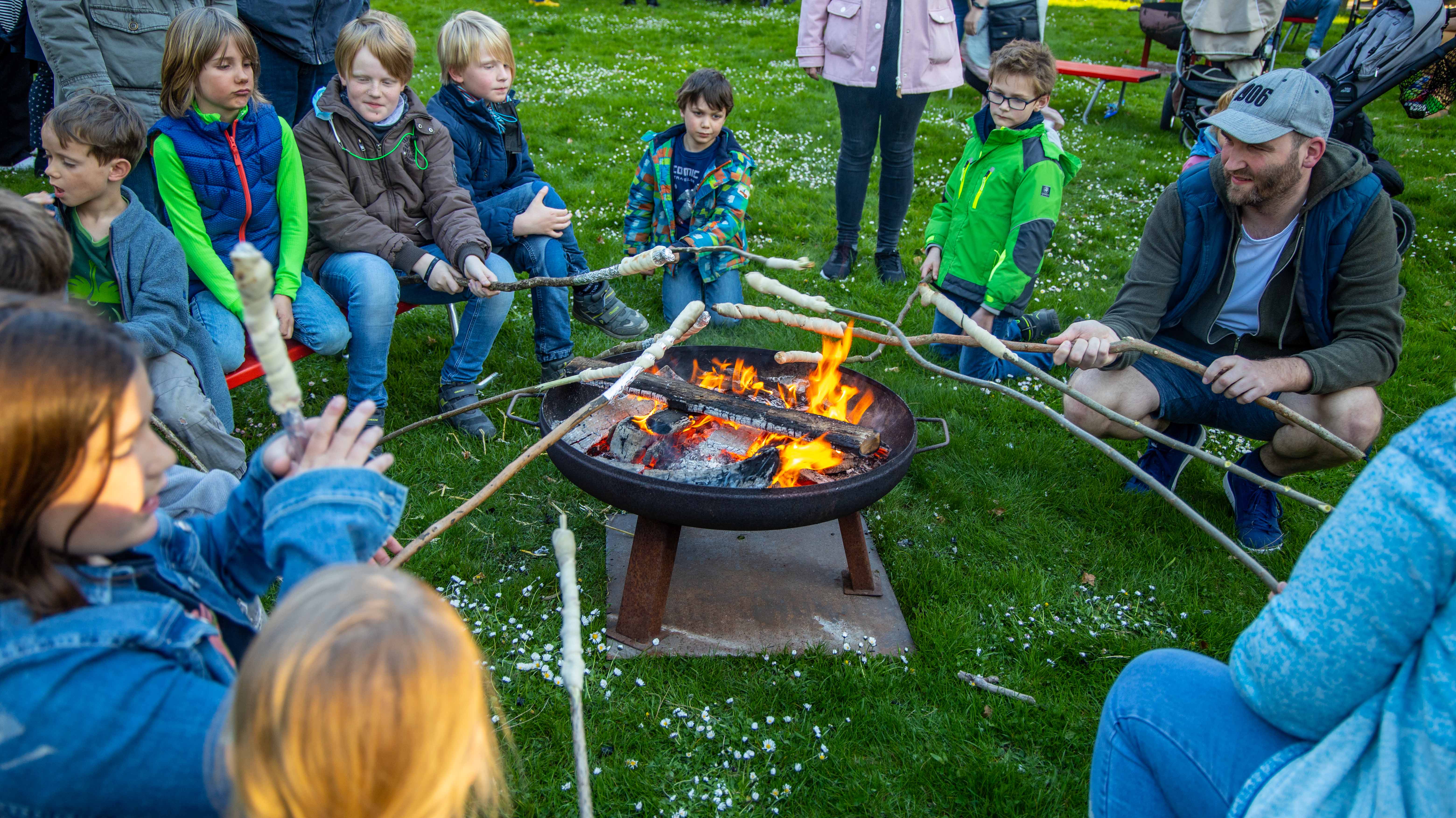 Bild  einer Feuerschale des Heimatvereins Rinkerode