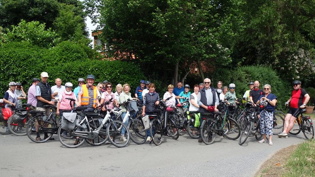 Bild  der Sommerradtour des Heimatvereins Rinkerode 2022